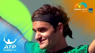Roger Federer beats Juan Martin del Potro | Miami Open 2017 Day 6