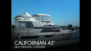 [SOLD] Used 1987 Californian 4207 Aft Cabin Motoryacht Flybridge 42 in New Orleans, Louisiana