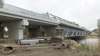 У селі Климентово відкрили частину мосту для легкових автомобілів