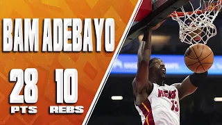 Bam Adebayo 28 Points, 10 Rebs, 7 Assists VS Kings🔥