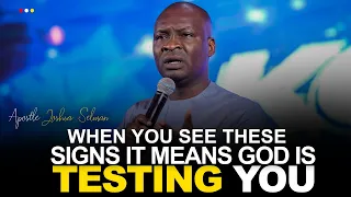 YOUR SEASON OF TEST - APOSTLE JOSHUA SELMAN