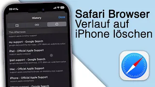 Safari Suchverlauf & Cookies löschen auf dem iPhone! [2023]