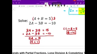 AP Calculus BC ~ Integration with Partial Fraction Decomposition