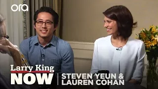 The Walking Dead: Steven Yeun & Lauren Cohan on Chemistry & Fate of their Characters
