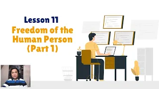 Intro to Philosophy (SHS)-  Freedom of the Human Person (Part 1)