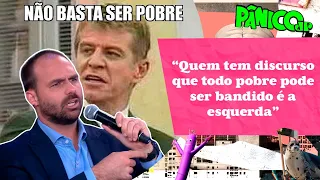 EDUARDO BOLSONARO SOBRE TRETA COM FLÁVIO DINO: “NARRATIVA PARA DIZER QUE SOU PRECONCEITUOSO”