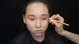 Макияж за 5 минут, на каждый день, азиатское веко | Julia Shavlova - Школа визажа makeuprof.kz