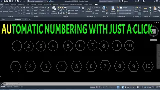 How To Use Automatic Numbering Lisp In Autocad |Auto Numbering In CAD