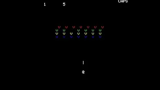 Space invader game for Oric in 10 line of BASIC!