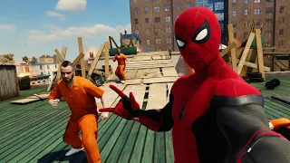 Completing all PRISONER CAMPS | SPIDER-MAN PS4