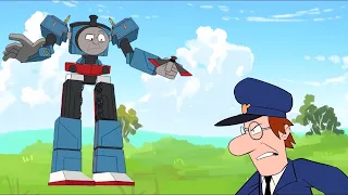 Thomas The Robot VS Postman | Funny Meme Animation