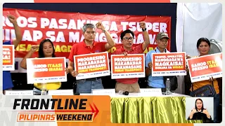 Three-day transport strike, isasagawa mula April 29 hanggang May 1 | Frontline Weekend