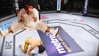 Bruce Lee vs Karate Sumo ( EA Sports UFC 4 ) wwe mma