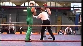 USM BOXE PIEDS/POINGS MELUN 77000 Grégory LECAM 79KG CHAMPION DE FRANCE ESPOIR  de SAVATE  2000