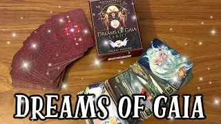 DREAMS OF GAIA TAROT REVIEW 🔮🌤 HONEST OPINION & DECK FLIP THROUGH