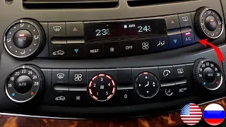Mercedes W211. Replacing the Climate Control Panel with an Information Display (Facelift)