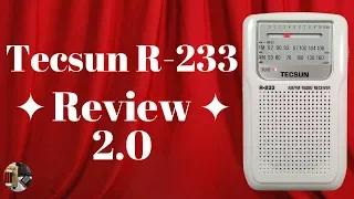 Tecsun R-233 AM FM Portable Radio Unboxing & Review