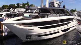 2022 Princess X95 Luxury Motor Yacht - Walkaround Tour - 2021 Fort Lauderdale Boat Show