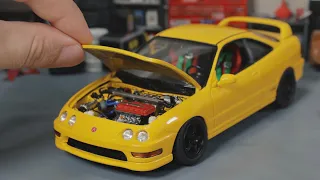 Acura Integra Type R Model Car Full Build Step By Step (Revell)