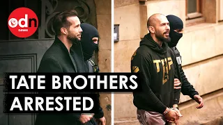 Andrew Tate and Brother Tristan Arrive in Court Over UK Arrest Warrant