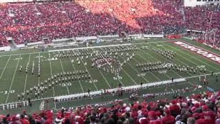 Wisconsin Marching Band - Halftime Show - 11-9-2013