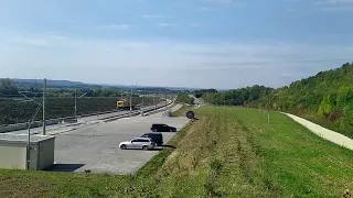 Oberleitungsrevisionstriebwagen (ORT) 708 auf der NBS Wendlingen-Ulm