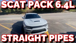 2020 Dodge Charger Scat Pack 6.4L HEMI DUAL EXHAUST w/ STRAIGHT PIPES!