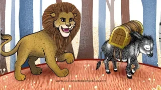 El león, el burro y el tesoro | Audiocuento con valores y sabiduría