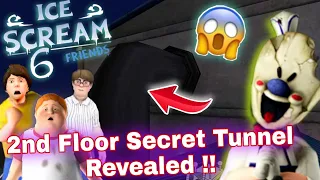 2nd Floor Secret Tunnel Revealed In Ice Scream 6 || Ice Scream 6 Secret || Ice Scream 6