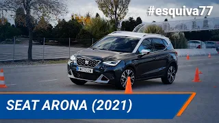 SEAT Arona (2021) - Maniobra de esquiva (moose test) y eslalon | km77.com