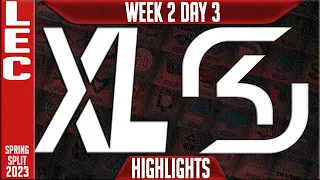 XL vs SK Highlights | LEC Spring 2023 W2D3 | Excel vs SK Gaming