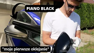 Oklejam lusterka na piano black! | GOLF 7.5R | *moje pierwsze oklejanie*