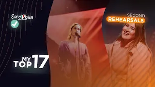 Eurovision 2022 🇮🇹 | Second Rehearsals | Semi-Final 1 (Day 5&6) | My Top 17 | Comments & Ratings