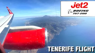 (4K HDR) Jet2.com Boeing 757-200 Flight Manchester Airport - Tenerife South