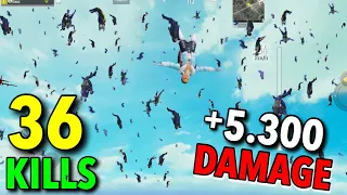 NEW WORLD RECORD 5300 DAMAGE IN S11!!! | 36 KILLS SOLO VS SQUAD | PUBG MOBILE