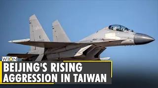 China sends largest-ever number of warplanes near Taiwan | PLA | Chinese Air Force | English News