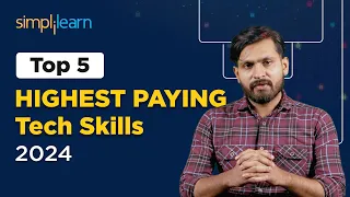 Top 5 HIGHEST PAYING Tech Skills 2024 | 5 Most IN DEMAND Programming Skills For 2024 | Simplilearn