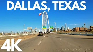 [4K] Dallas, Texas Downtown afternoon drive - driving tour #dallas #texas