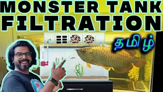 Arowana Fish Tank Filtration Tamil | Crystal Clear Aquarium water