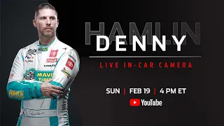 Live: Denny Hamlin's Daytona 500 In-Car Camera, presented by Toyota