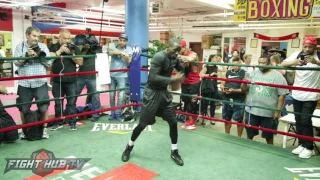 Terence Crawford 's Full Shadow Boxing routine - Crawford vs. Diaz video