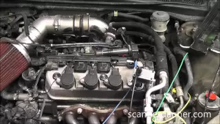 Honda Civic 1.7L starts, runs, stalls (incorrect timing belt installation)