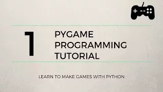Pygame Tutorial #1 - Basic Movement and Key Presses