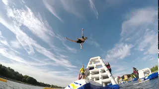 The Blast Bag at Sheffield Cable Waterski and Aqua Park