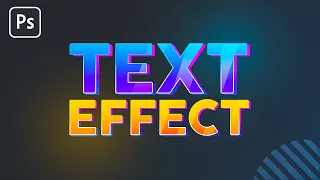 Photoshop Tutorial | Text Effect for Thumbnails & Banners!