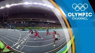 Men's 100m and Men's 400m Final | Exclusive 360 Video | Rio 2016