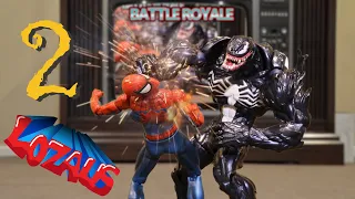 AMAZING SPIDER MAN VS VENOM BATTLE ROYALE Stop Motion Video