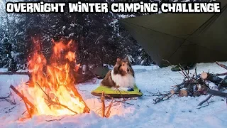 Winter Camping Overnight - 500$ Gear Load-Out Challenge