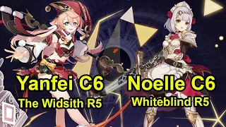 4 Star Characters & 4 Star Weapons Yanfei C6 & Noelle C6 SPiral AByss Floor 12 Genshin Impact