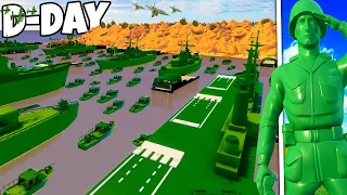 Largest Green Army Men D-DAY BEACH INVASION Ever...